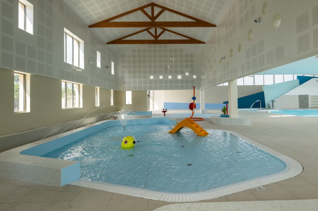 La pateaugeoire et le splash pad